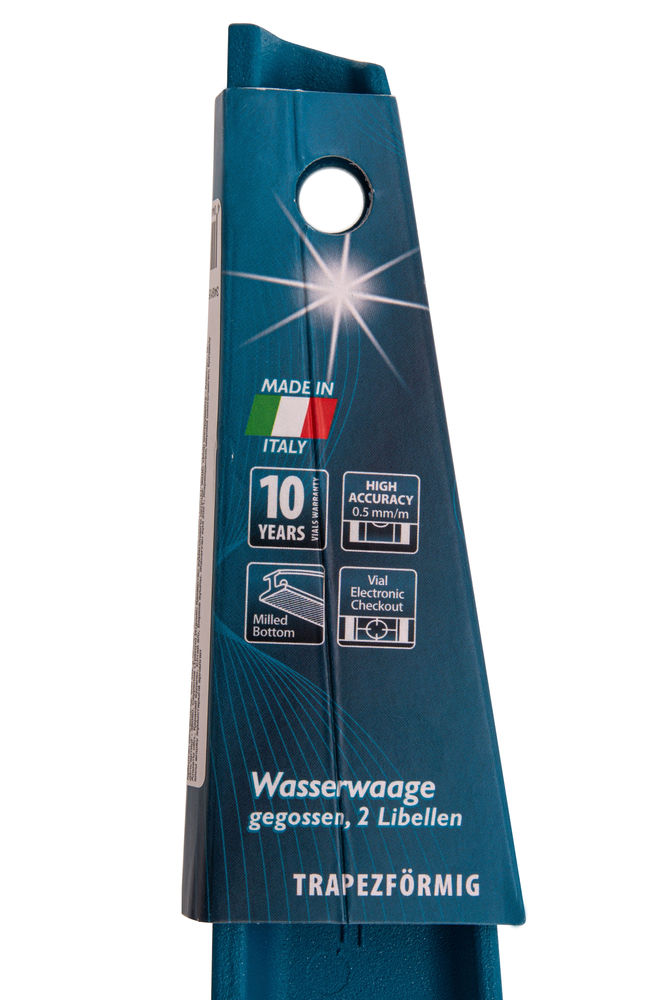 Уровень литой, 500 мм, 2 глазка Gross (34915)