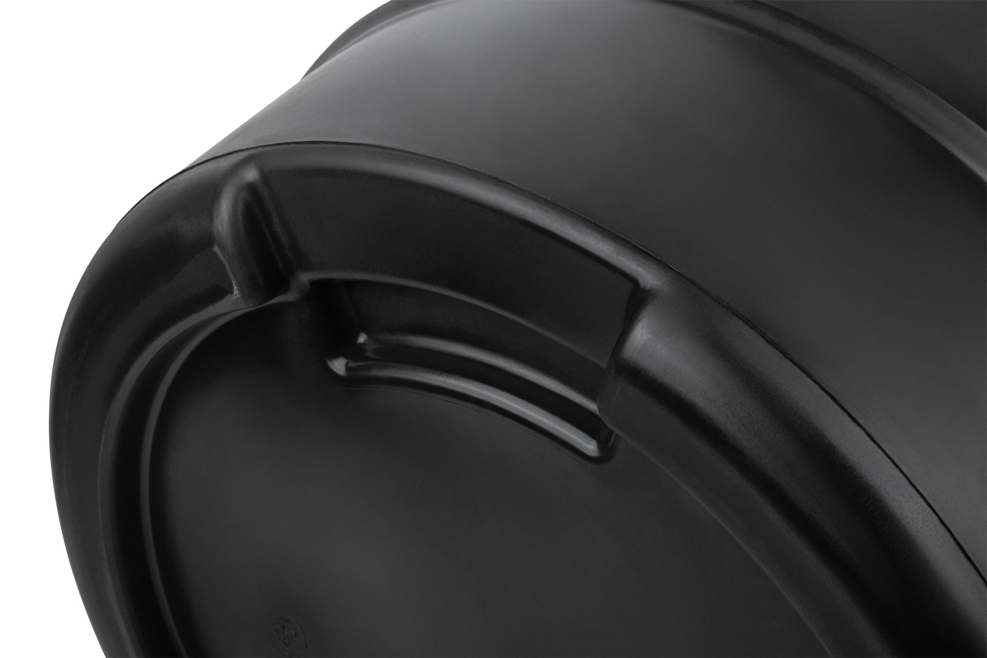 Ведро строительное пластиковое для переноски раствора, усиленные стенки, канатные ручки 40 л (04100)