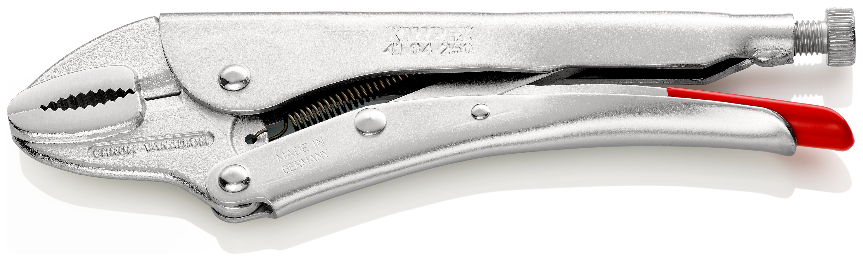 Зажим ручной, круг 40 мм, квадрат 20 мм, под ключ 30 мм, длина 250 мм (KN-4104250)