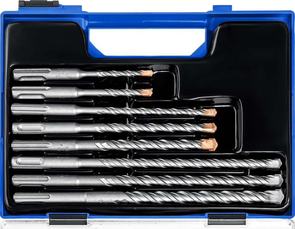 Набор буров SDS-plus 8 шт (5/6х110, 6/8/10х160, 8/10/12х210 мм) ЗУБР Профессионал 29314-H8