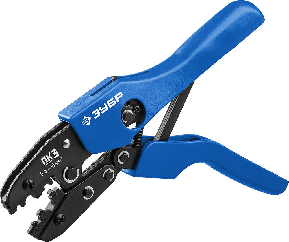 Пресс-клещи для медных наконечников и гильз 0.5 - 10 мм2 ЗУБР ПК-3 Профессионал 45456-3