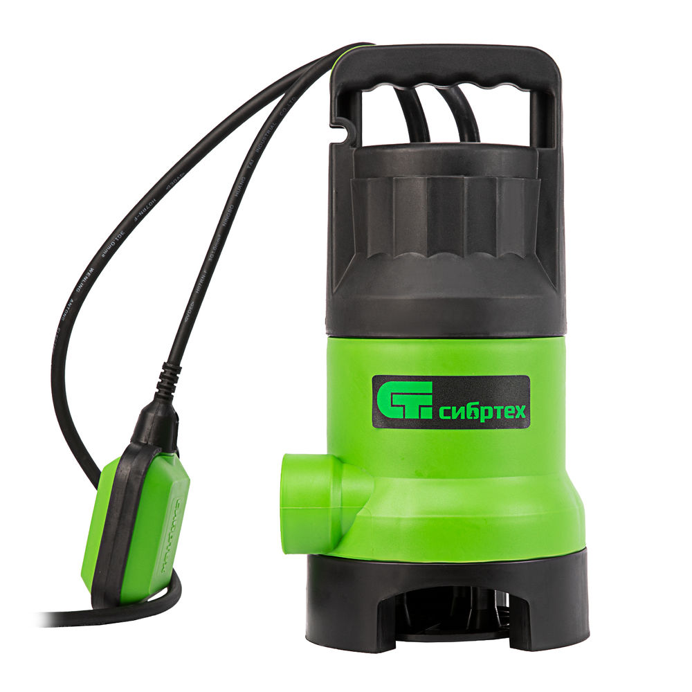 Дренажный насос для грязной воды СДН800-35, 800 Вт, напор 9 м, 13500 л/ч Сибртех (97265)