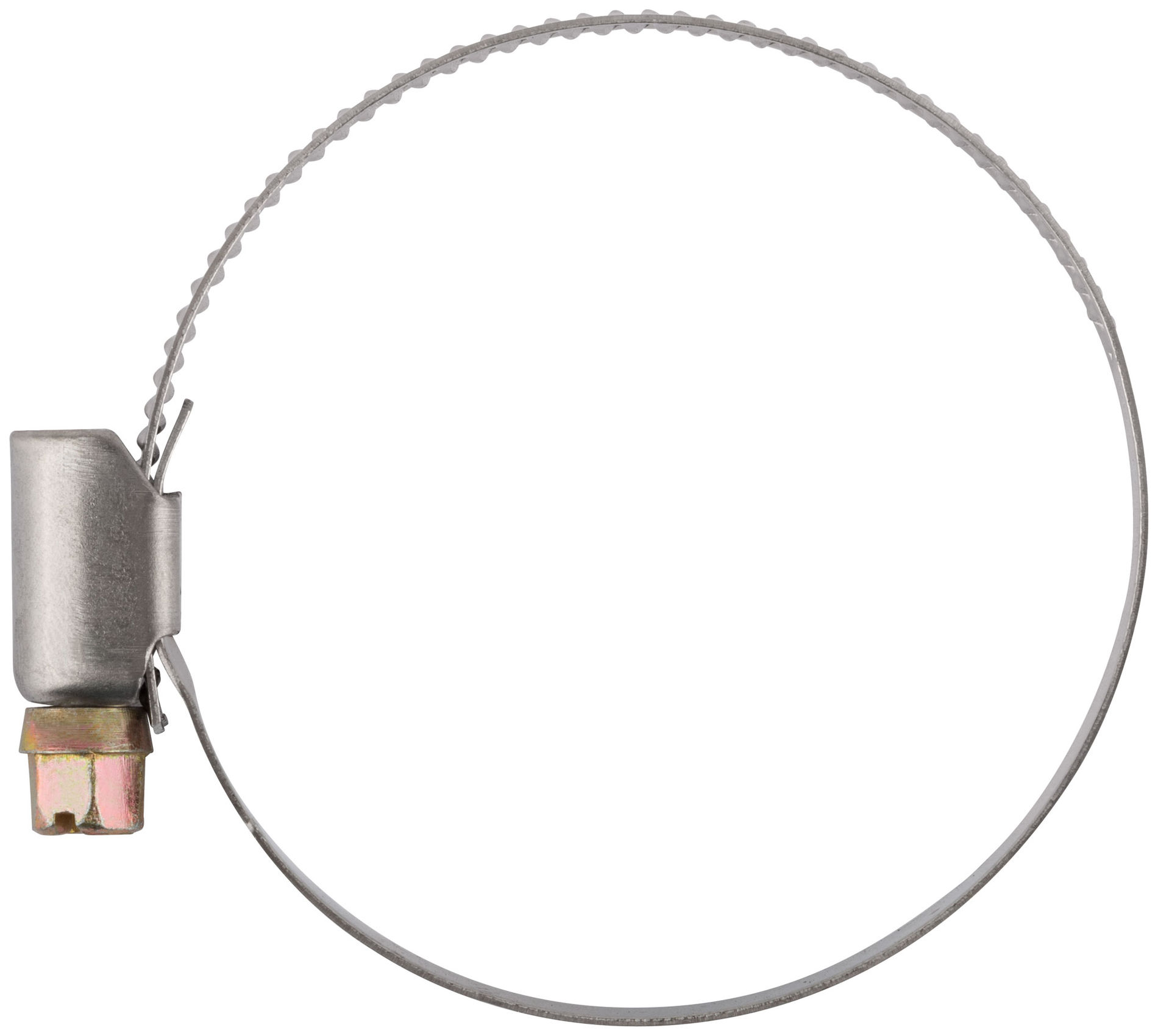 Хомут обжимной (нержавеющая сталь со сваркой) 40-60 мм (64285)