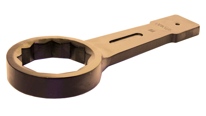 Ключ накидной односторонний ударный 130 мм омеднение SITOMO