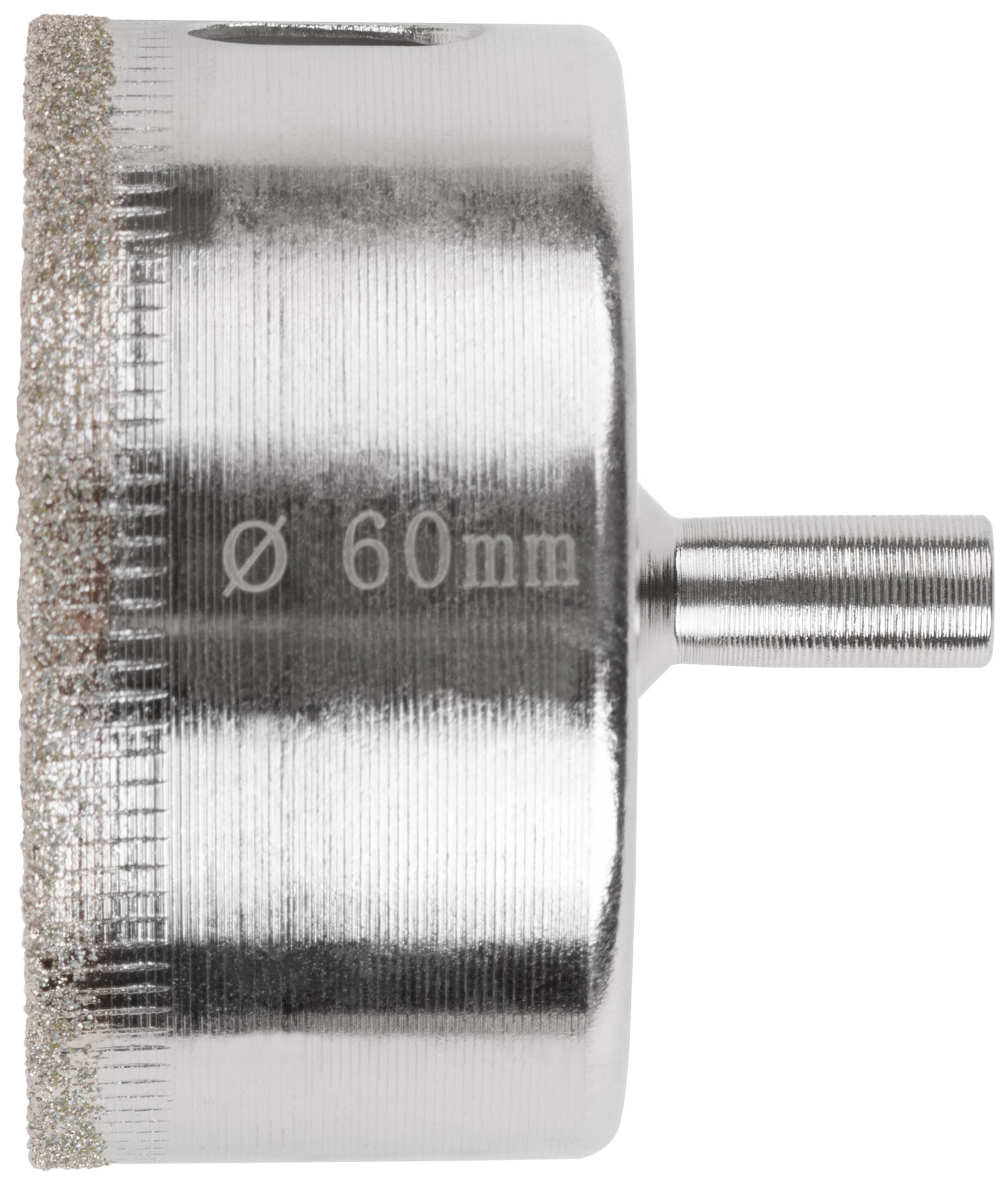 Коронка кольцевая по кафелю и стеклу алмазная 60х50 мм (16294)