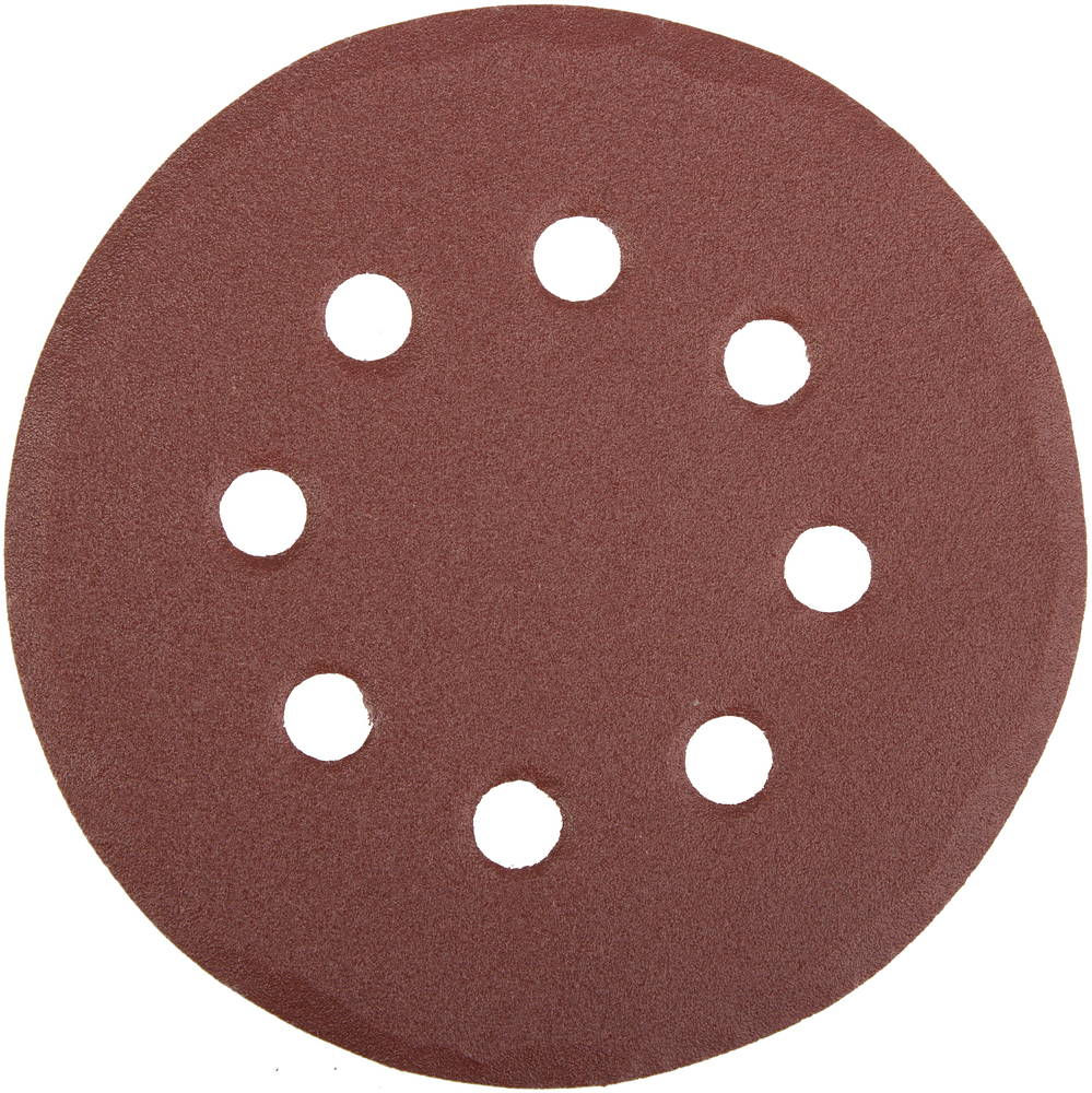 Круг шлифовальный универсальный MASTER 125 мм, 8 отверстий, Р180, 5 шт STAYER 35452-125-180