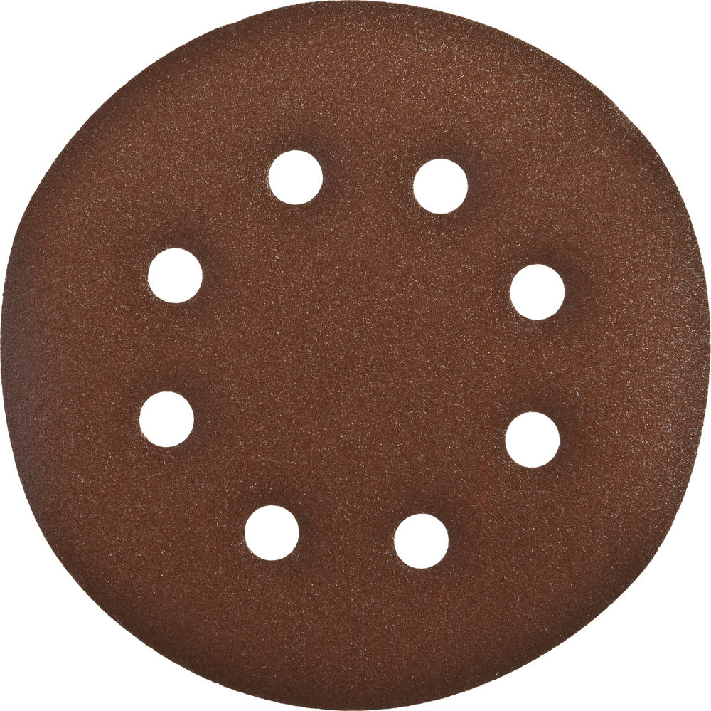 Круг шлифовальный Стандарт 150 мм, 6 отверстий, Р180, 5 шт ЗУБР 35350-150-180