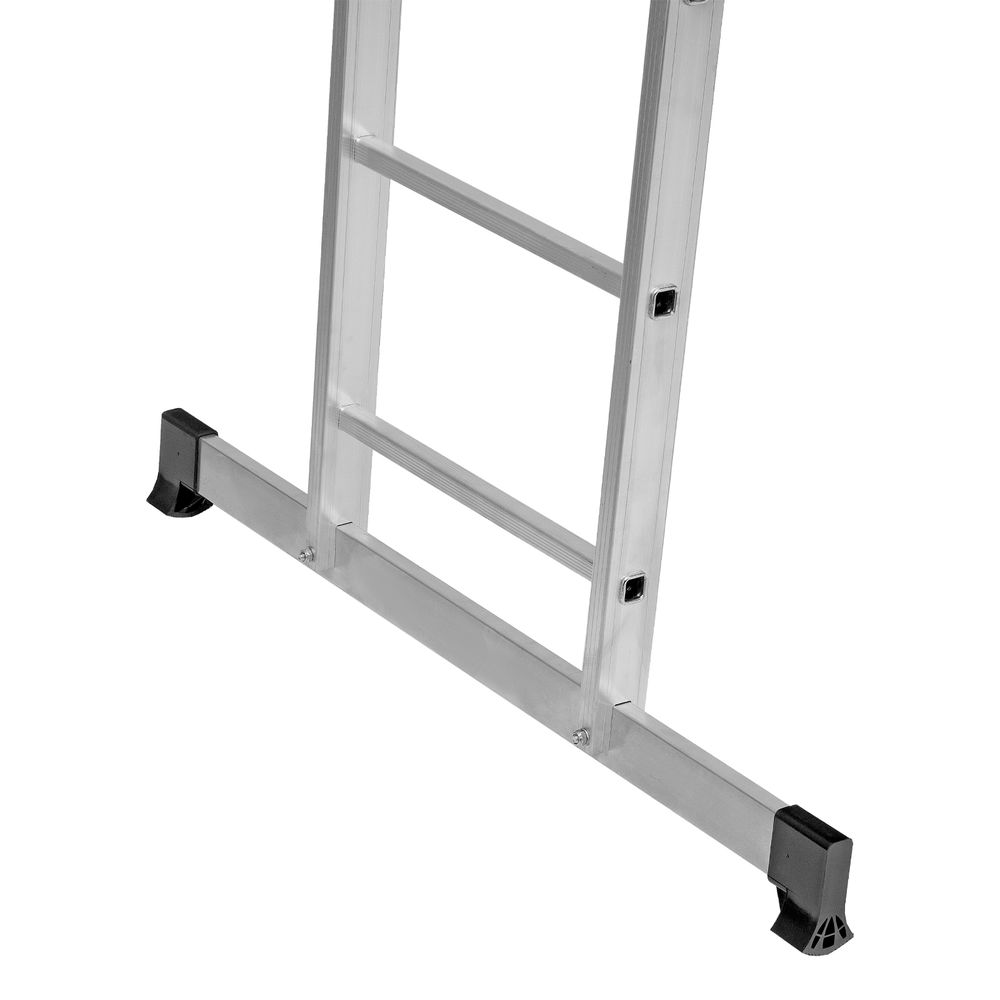 Лестница, 3 х 12 ступеней, алюминиевая, трехсекционная, Сибртех (97822)