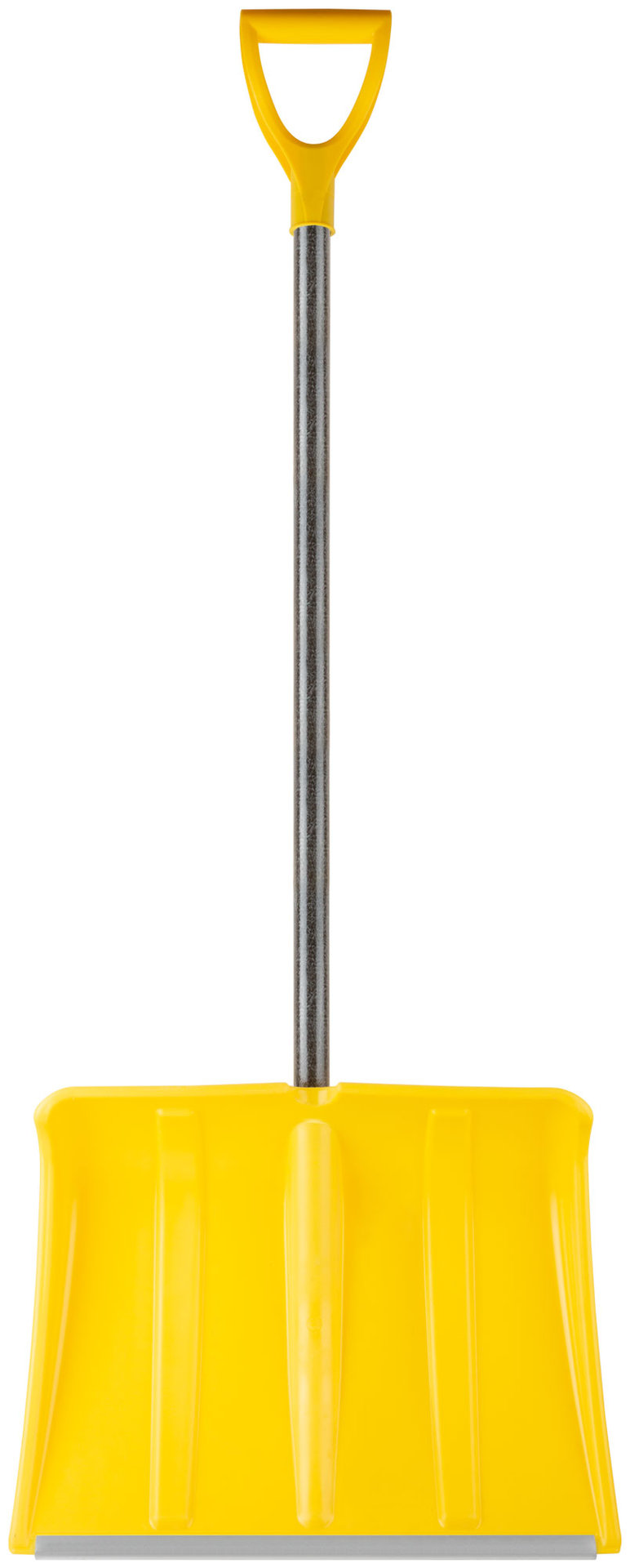 Лопата для уборки снега Гардения Монблан пластиковая, стеклопластиковый черенок 500x375х1340 мм (68109)