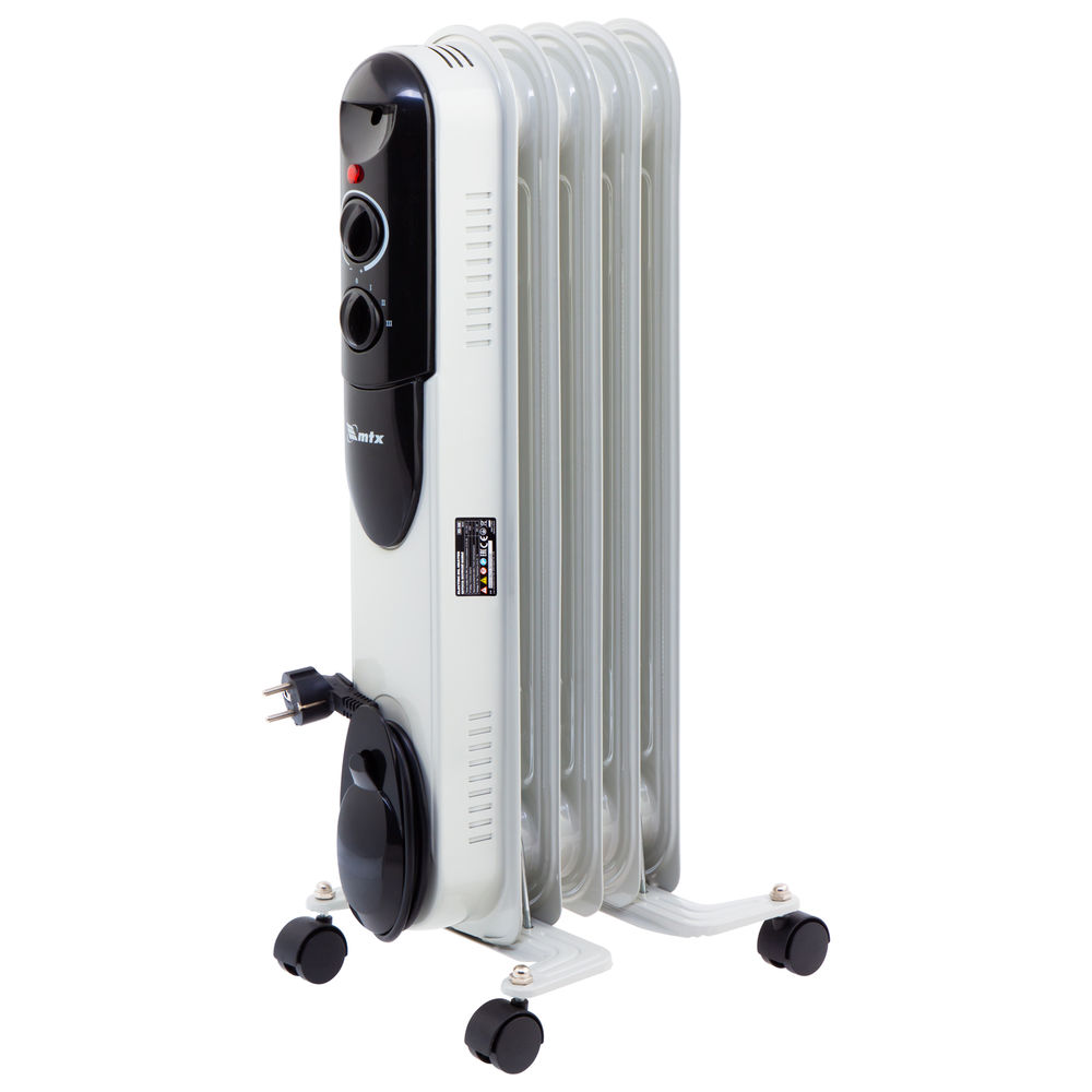 Масляный обогреватель MTX OCH-1000, 230 В, 1000 Вт MTX (98301)