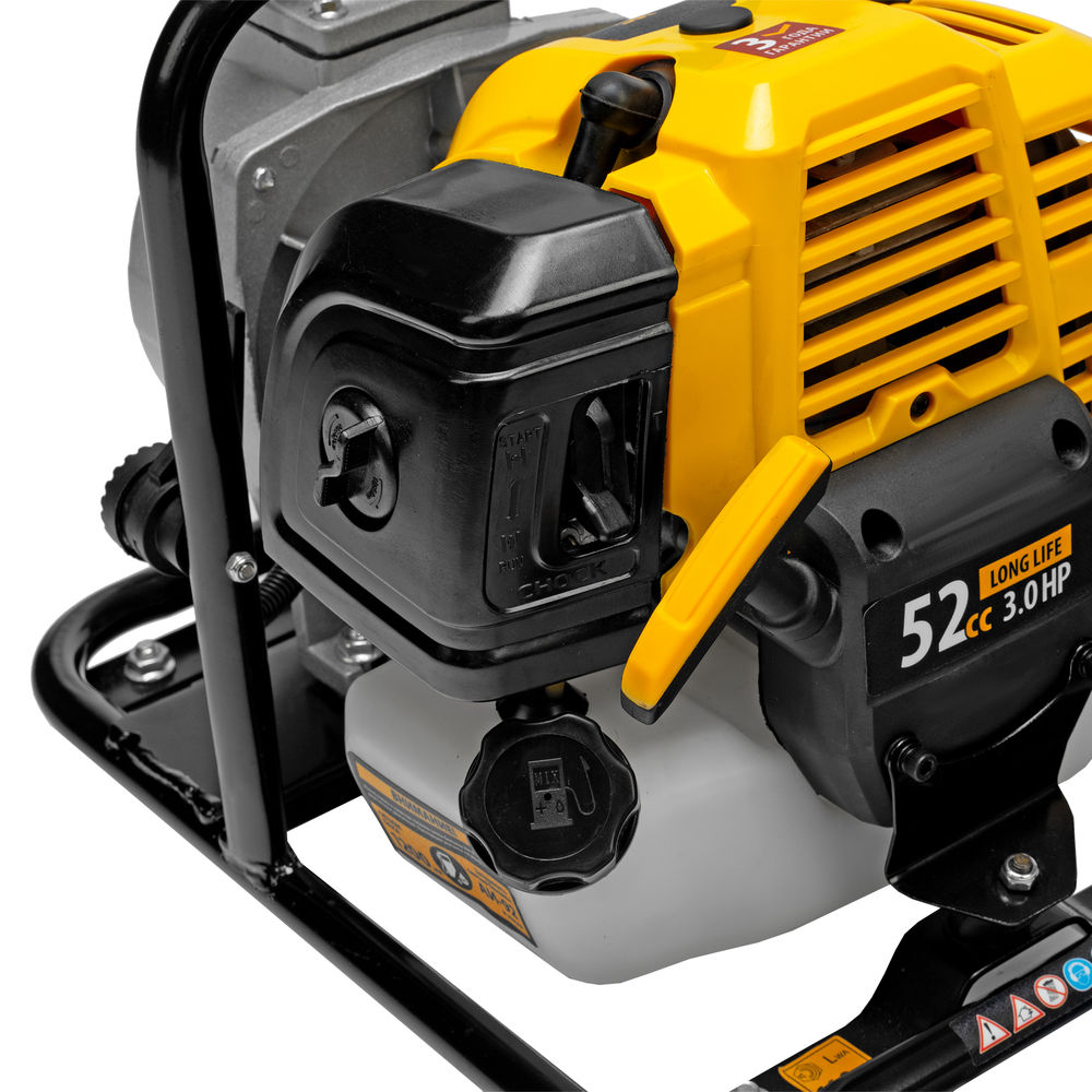 Мотопомпа бензиновая для чистой воды PX-25, 52 см3, 1, 170 л/мин, глуб 8 м, напор 30 м Denzel (99205)