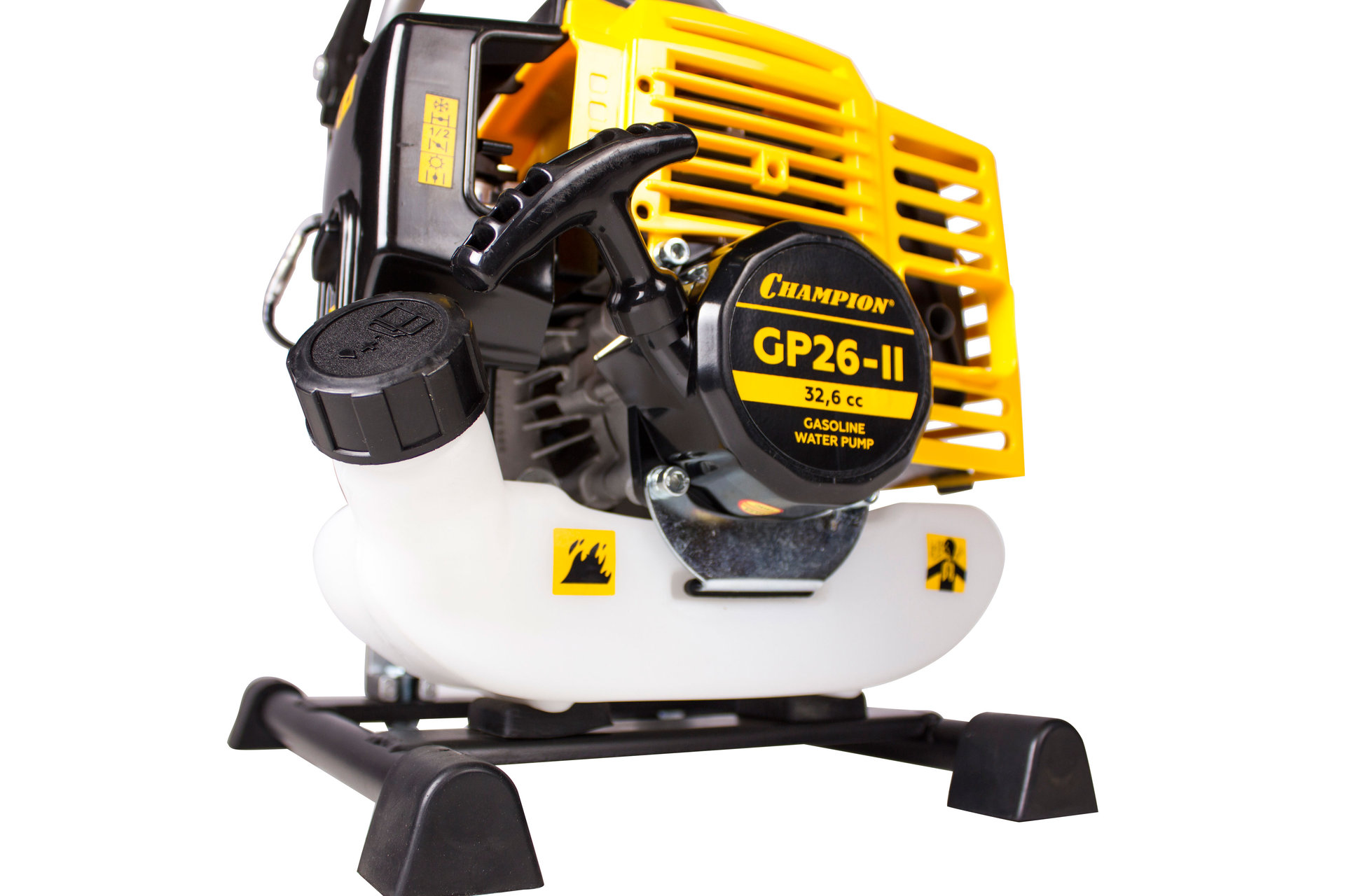 Мотопомпа CHAMPION GP26-II (1 130л/мин 8/30м 1,22лс 2Т 0,7л 7кг, легкий старт) (GP26-II)