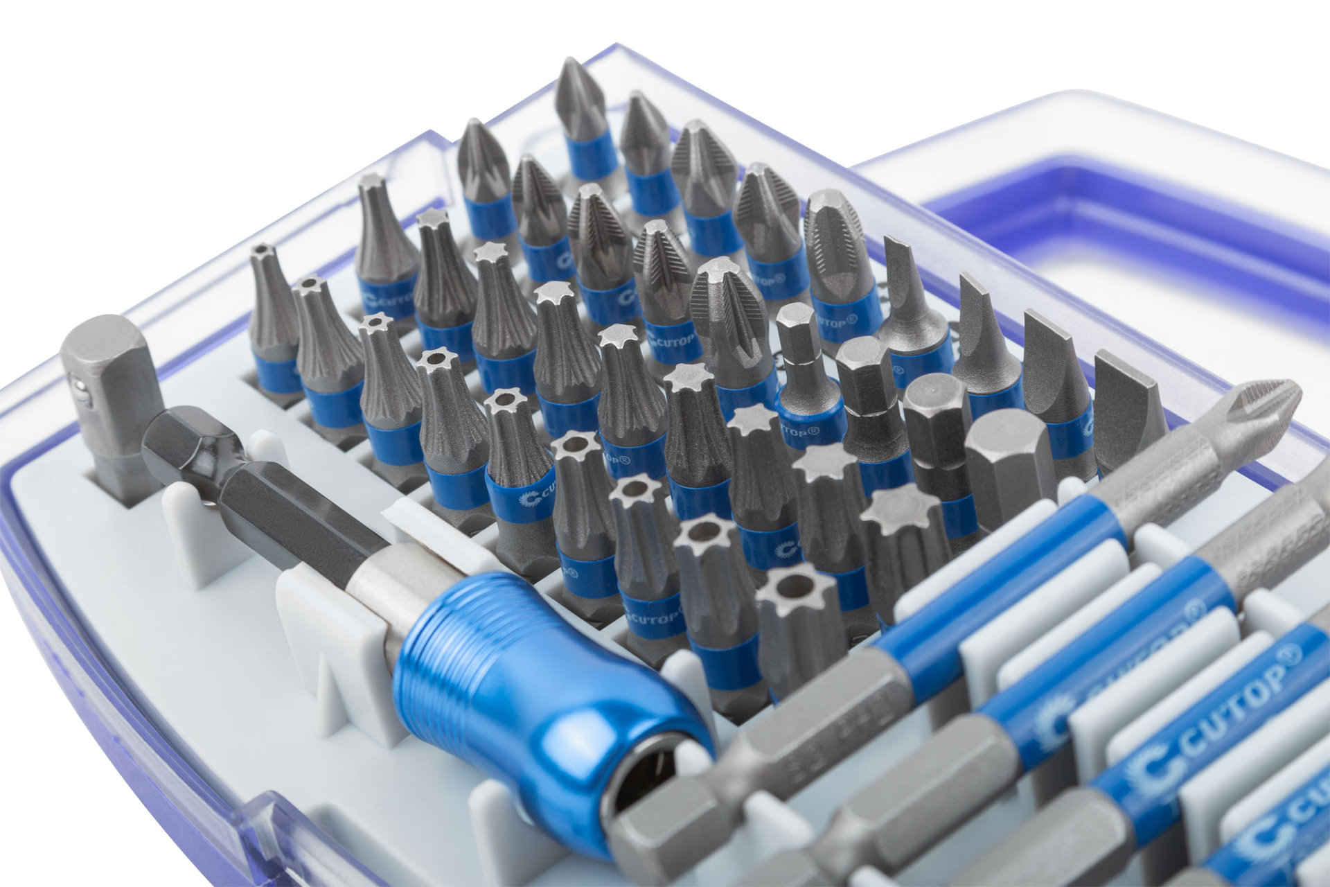Набор бит в пластиковом боксе Монтажный, Cutop profi, 42 предмета (83-869)