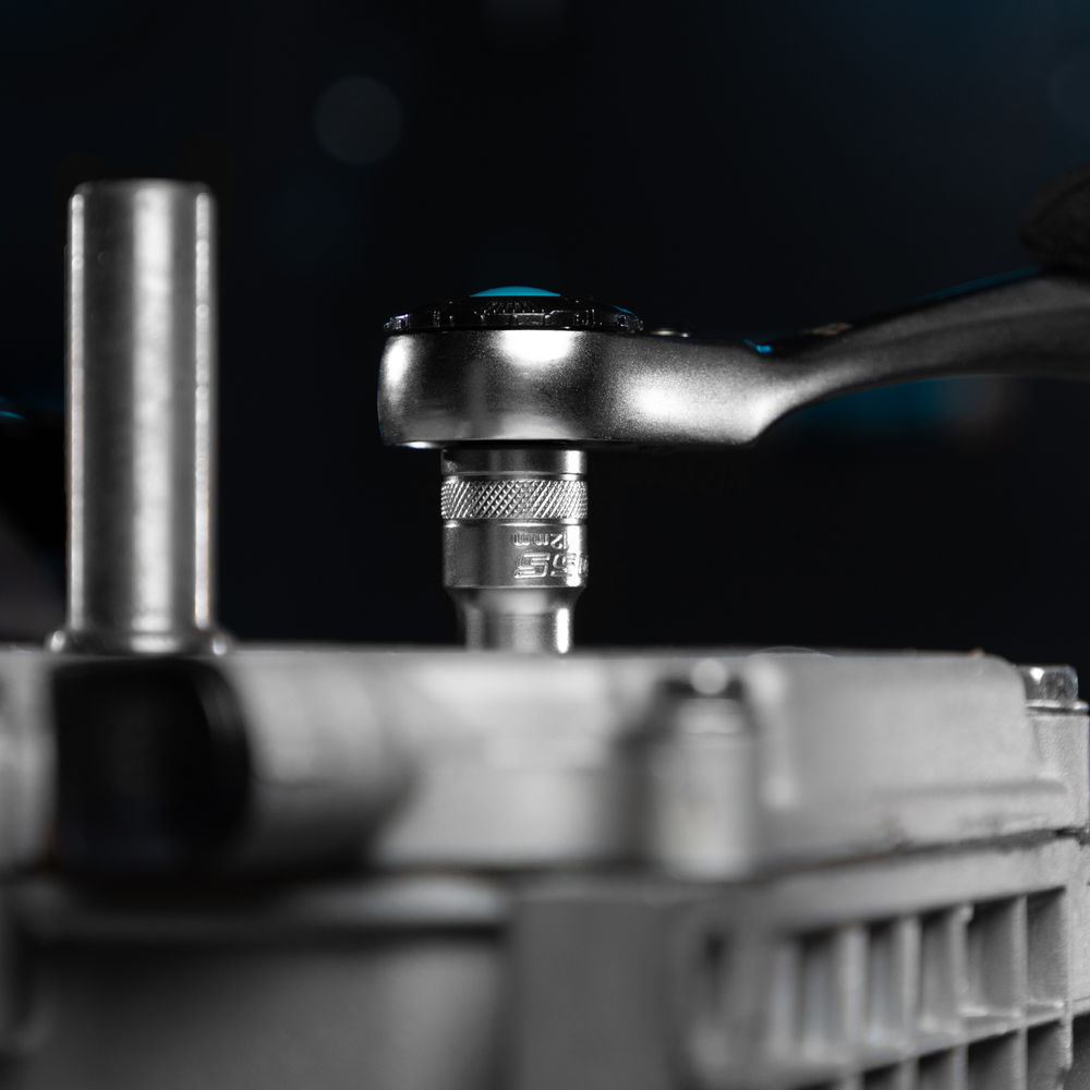 Набор торцевых головок, трещотка 120 зубьев, 1/2, 1/4, CrV, 41 предмет Gross