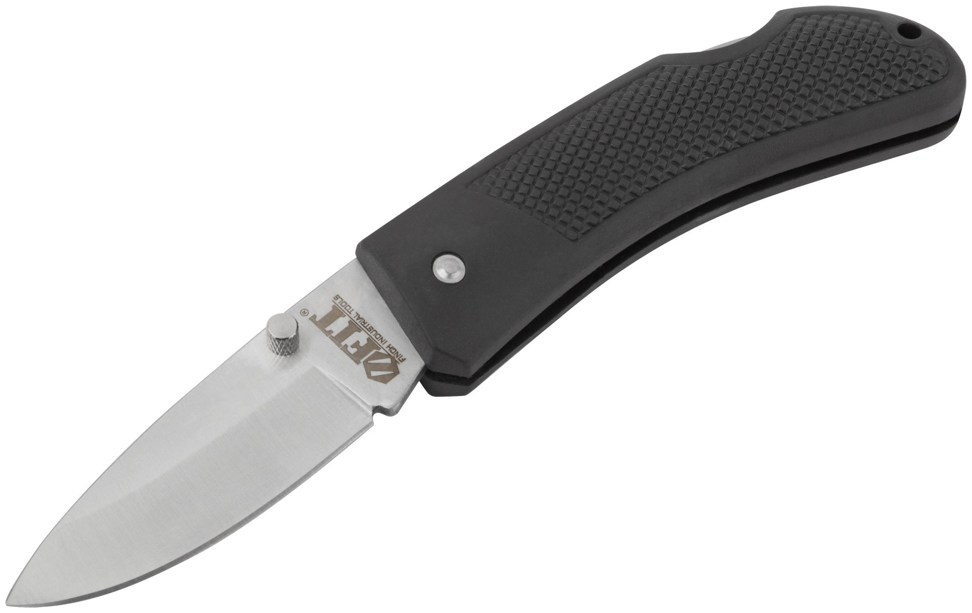 Нож складной Юнкер, 175 мм, лезвие 75 мм, нерж.сталь, ручка с мягкими ПВХ накладками (10553)