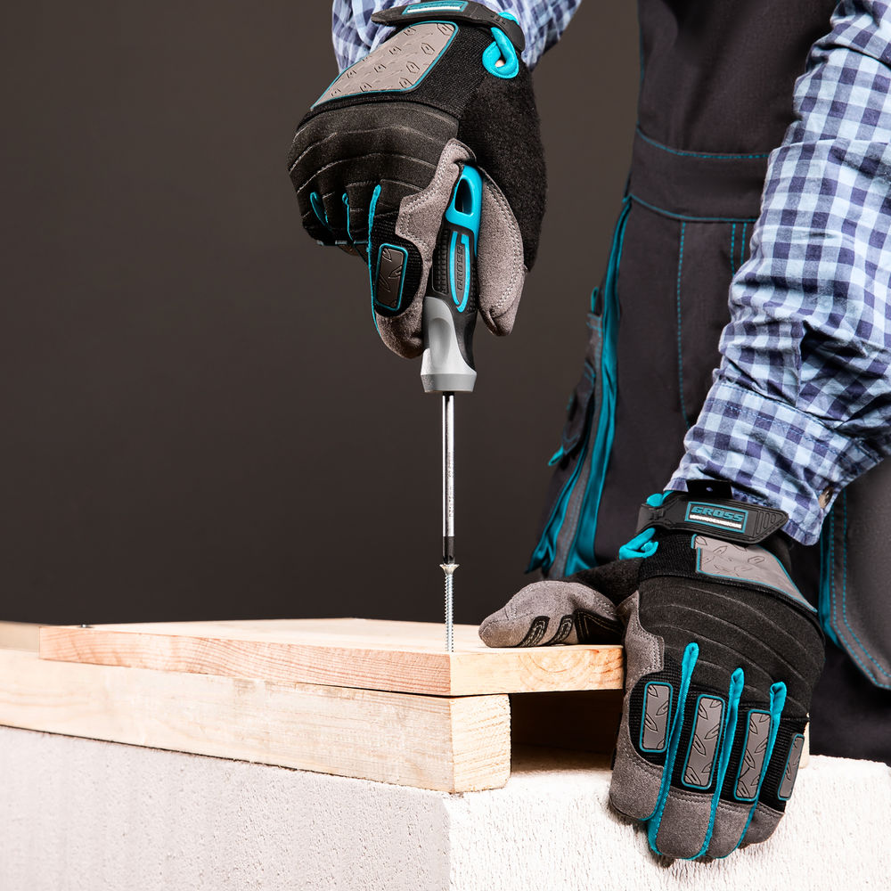 Отвертка PZ1 x 75 мм, S2, трехкомпонентная ручка Gross (12156)