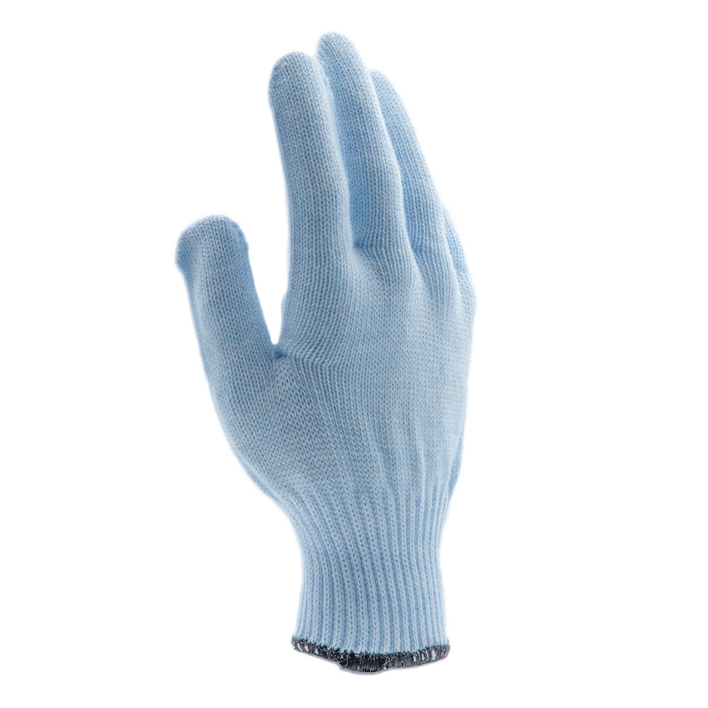 Перчатки трикотажные, акрил, цвет зенит, оверлок Сибртех (68656)