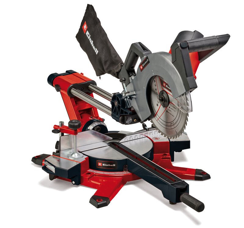 Пила торцовочная Einhell TE-SM 2534 Dual, 1800Вт,250х30мм,пропил 310х90мм,расширители X-Tend (4300870)