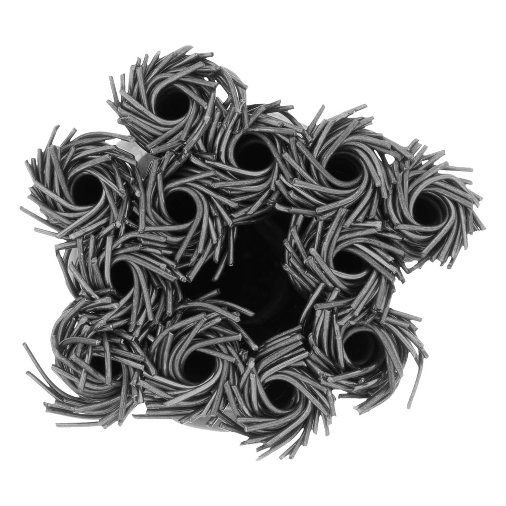 Щетка для дрели, 30 мм, чашка со шпилькой, крученая металлическая проволока Matrix (74466)