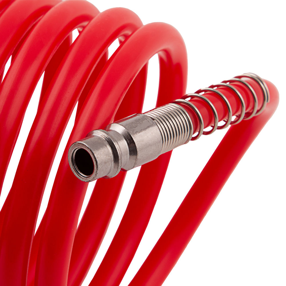 Шланг спиральный воздушный, 5 м, с быстросъемными соединениями Matrix (57002)