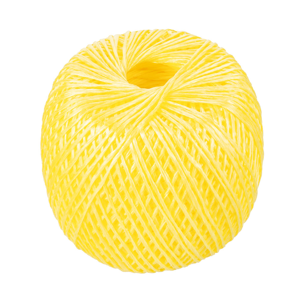 Шпагат полипропиленовый желтый, 1.4 мм, L 500 м, Сибртех (93995)