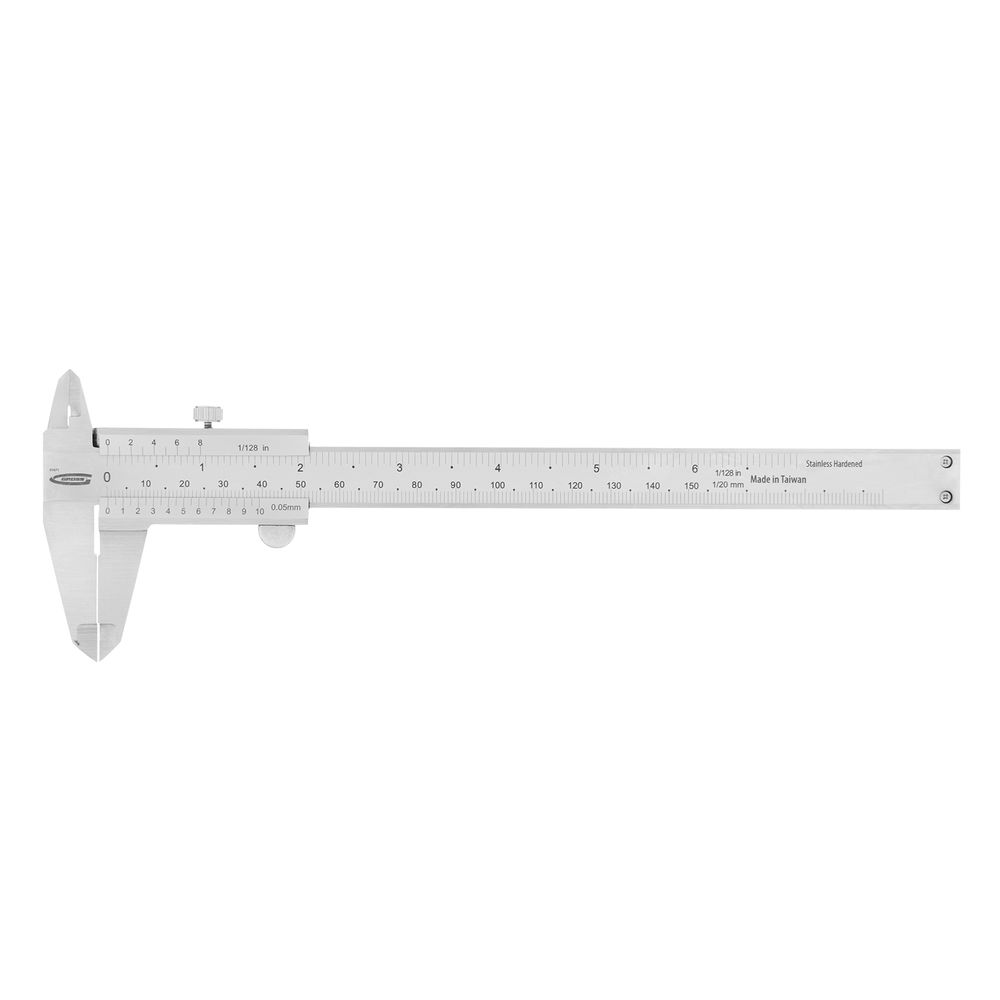 Штангенциркуль, 150 мм, 0.05 мм, нержавеющая сталь, с глубиномером Gross (31671)