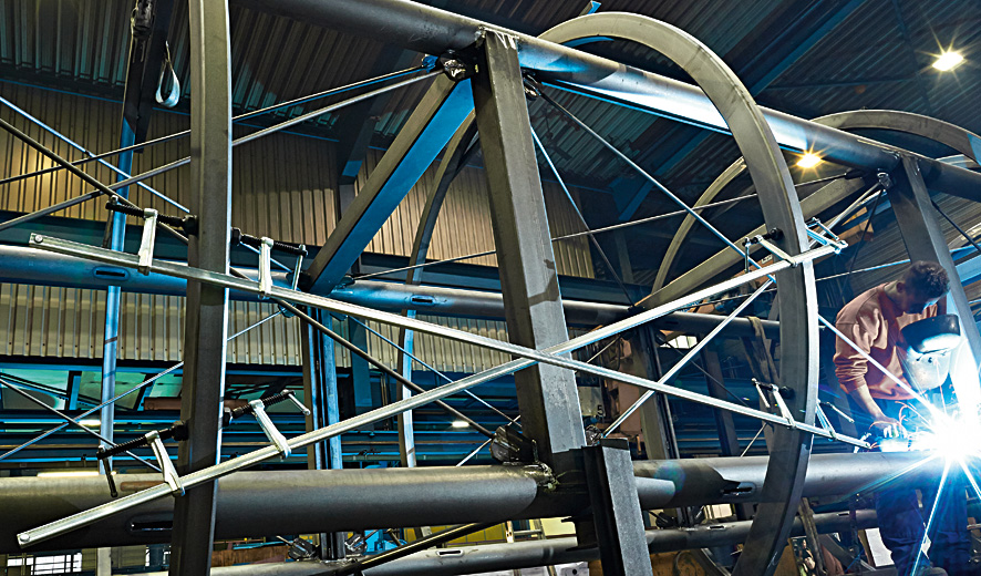 Набор струбцин адаптирующихся под различные формы 1500/120, 6.5 кН SLV150M BE-SLV150M