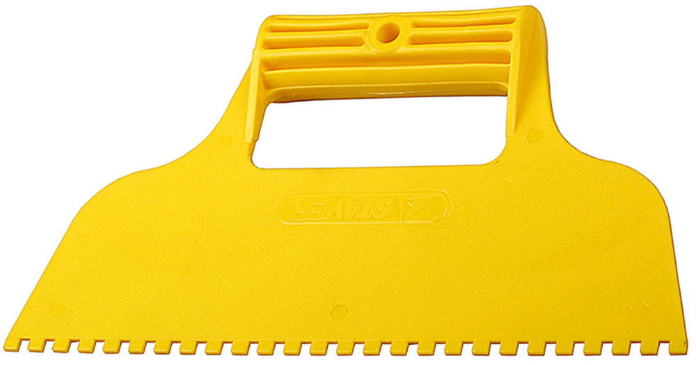 Шпатель малярный 230 мм, зубчатый 8 х 8 мм, пластмассовый STAYER 1022-8