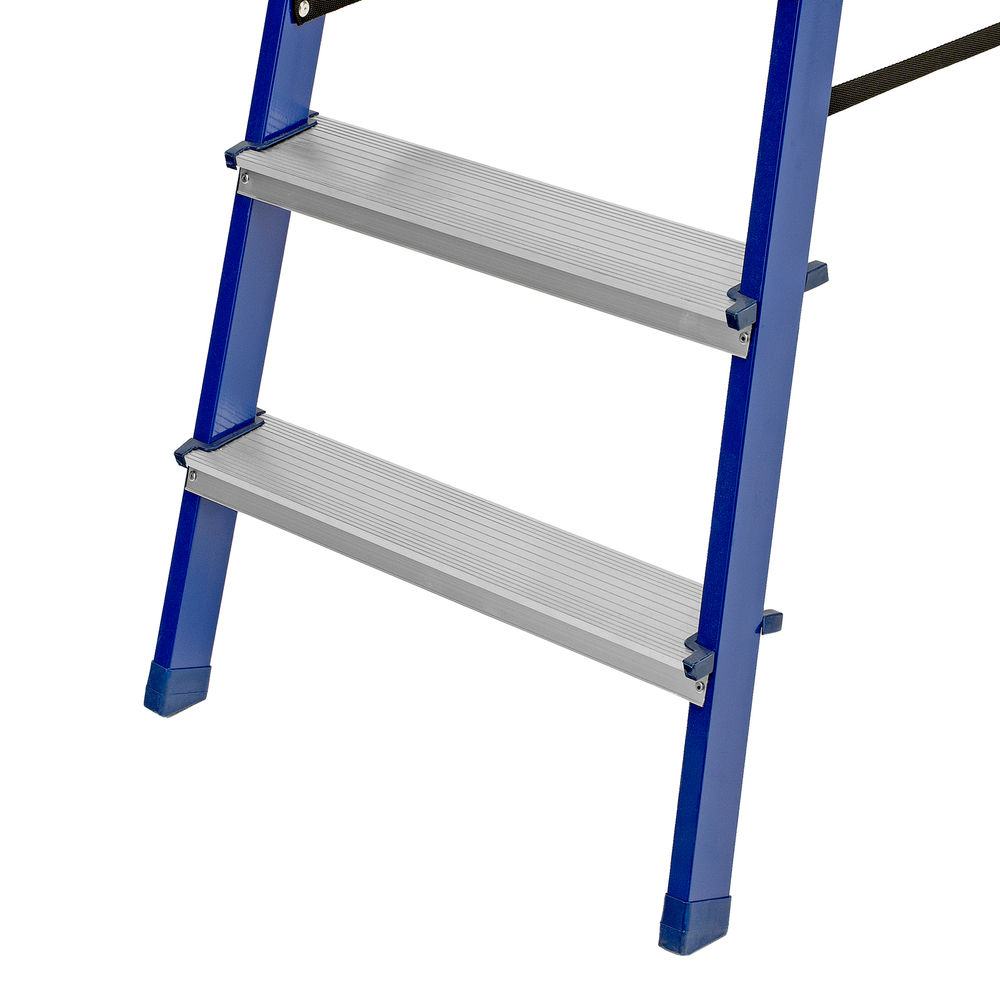 Стремянка, 9 ступеней, стальной профиль, алюминиевые ступени Сибртех (97959)