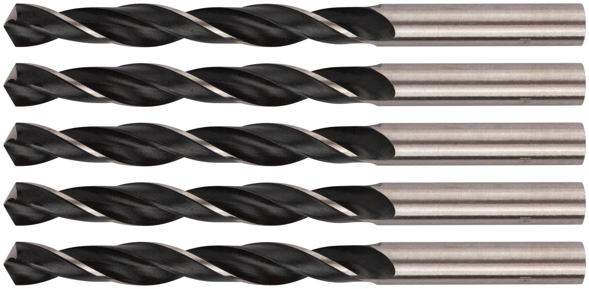 Сверла по металлу HSS черненые 10,0x133 мм (5 шт.) (33600)