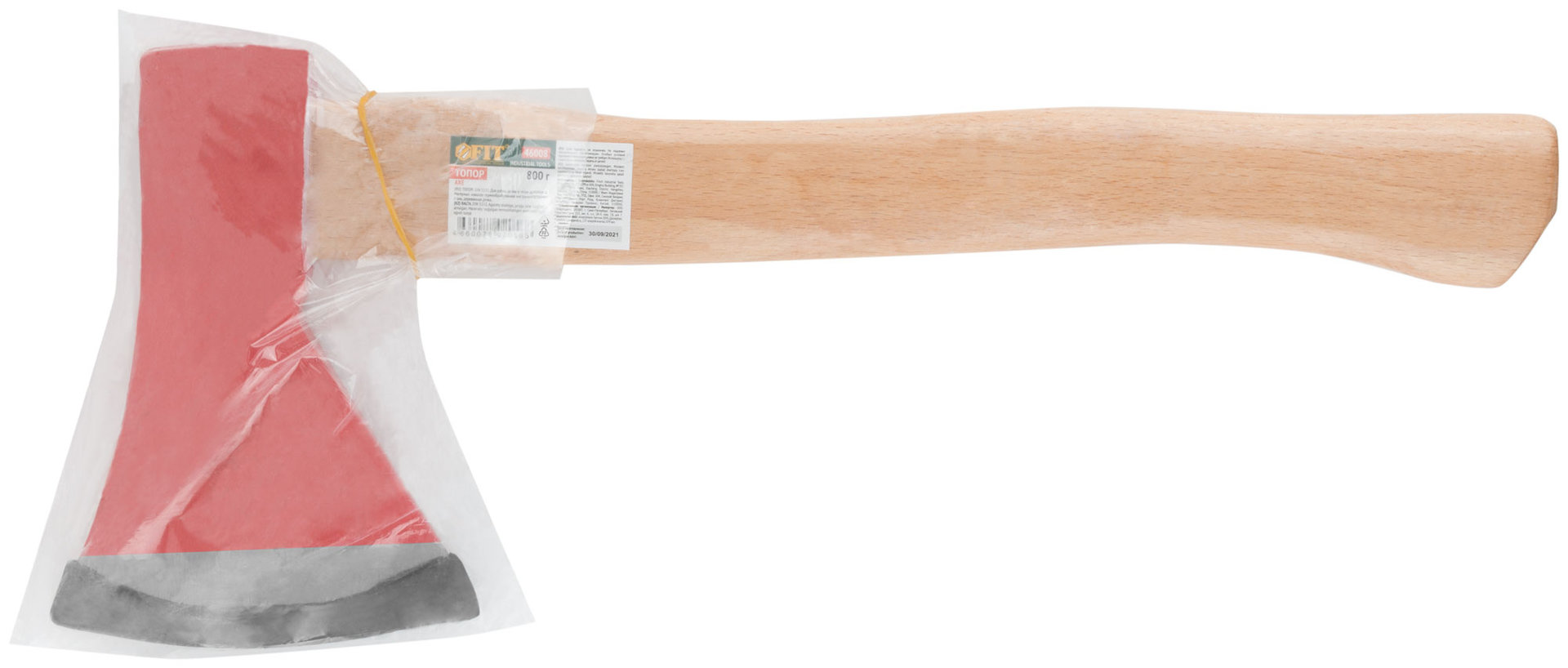 Топор кованая усиленная сталь, деревянная ручка 800 гр.