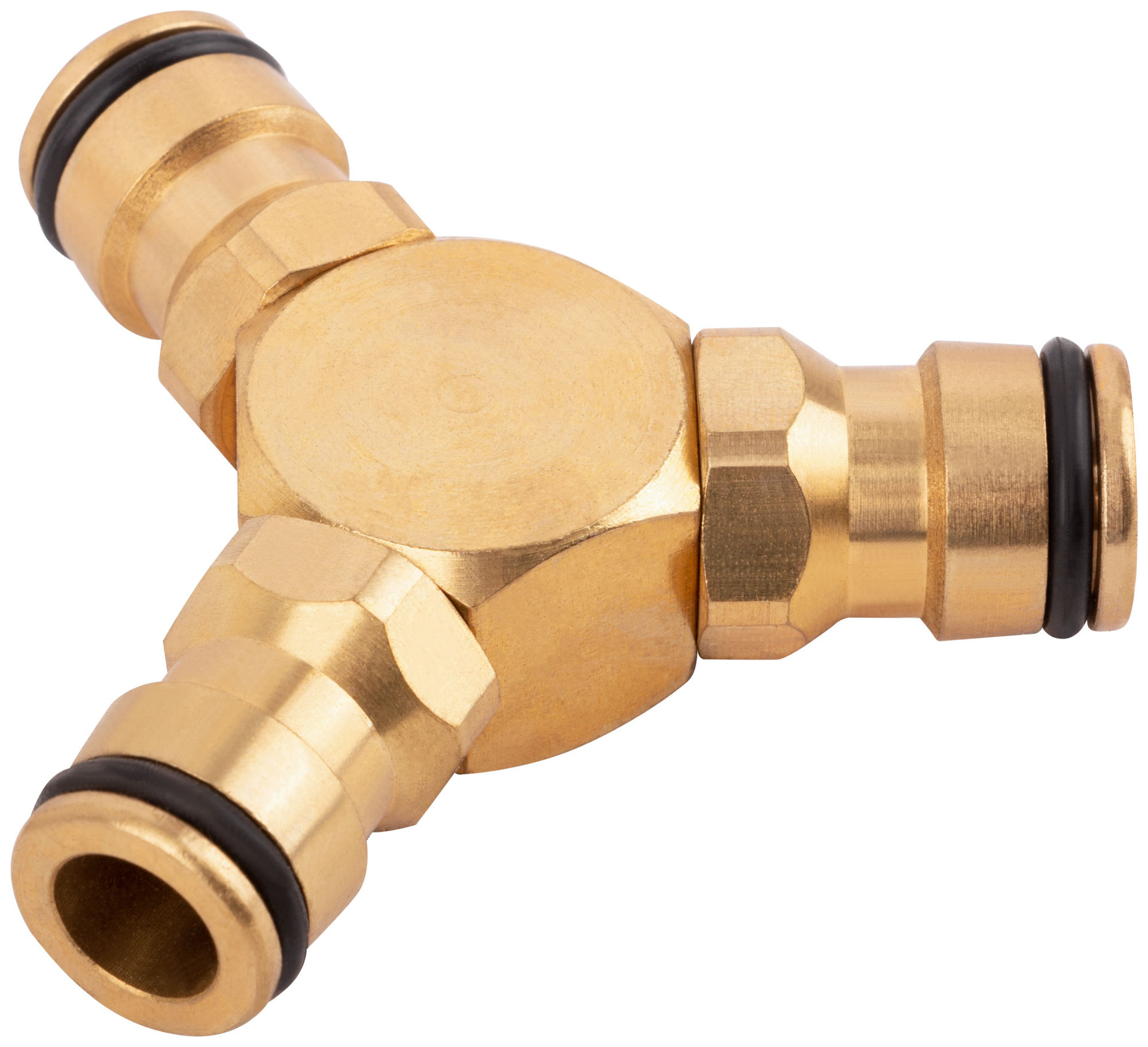 Тройник латунь (77462)