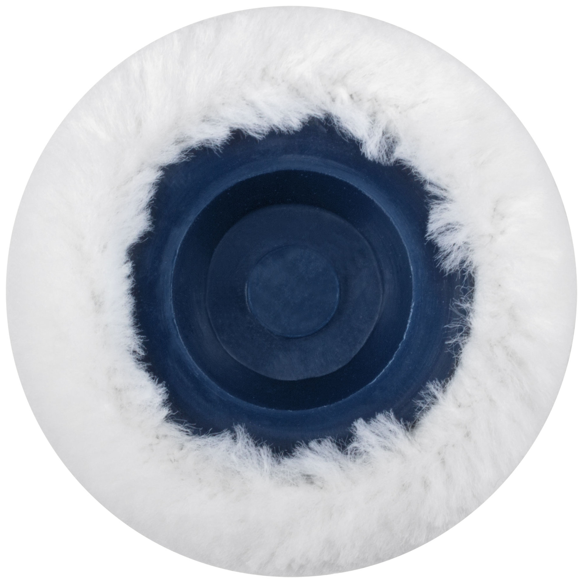 Валик велюровый, диаметр 40/48 мм, бюгель 6 мм, ворс 4 мм, белый, 230 мм (02134)