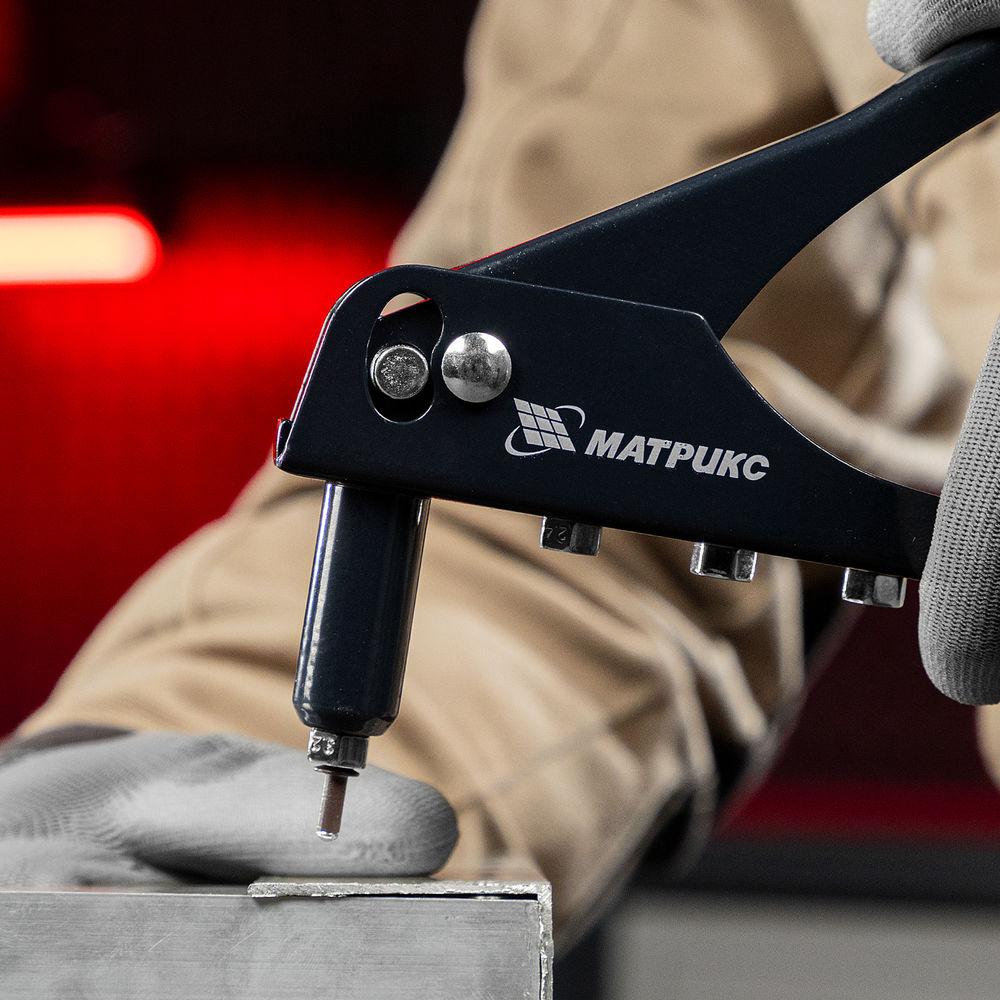 Заклепки 4.0 х 10 мм RAL 8017, темно-коричневый, 50 шт Matrix (40680)