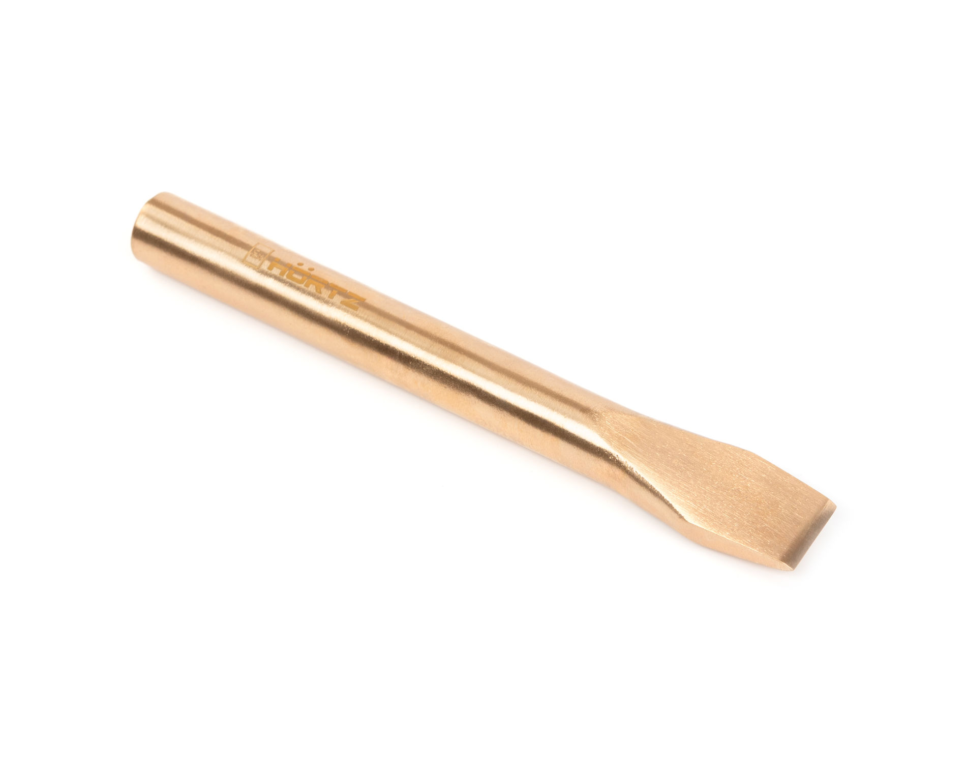 Зубило круглое 200х20 искробезопасный сплав BeCu 231-1010, HORTZ