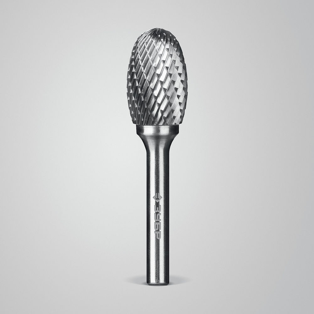 Борфреза твердосплавная 16?25 мм, тип E (овал, радиус 6.5 мм), хв-к 6 мм ЗУБР ПРОФЕССИОНАЛ 28804-16-25