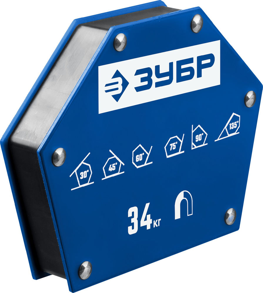 Угольник магнитный для сварочных работ УМ-6 34 кг ЗУБР Профессионал 40055-34