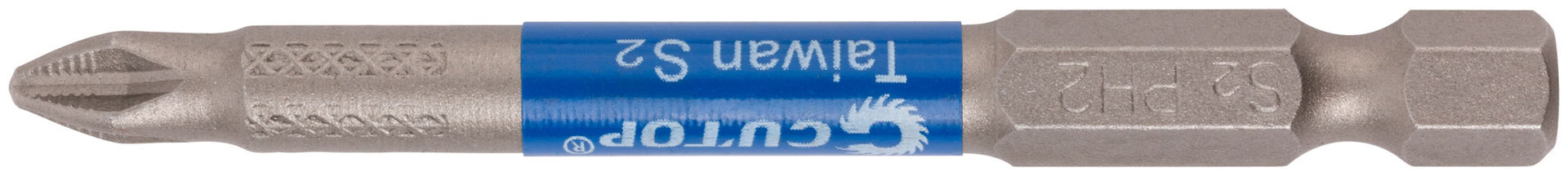 Биты стальные, 10 шт., CUTOP Profi, PH2, 70 мм (83-327)