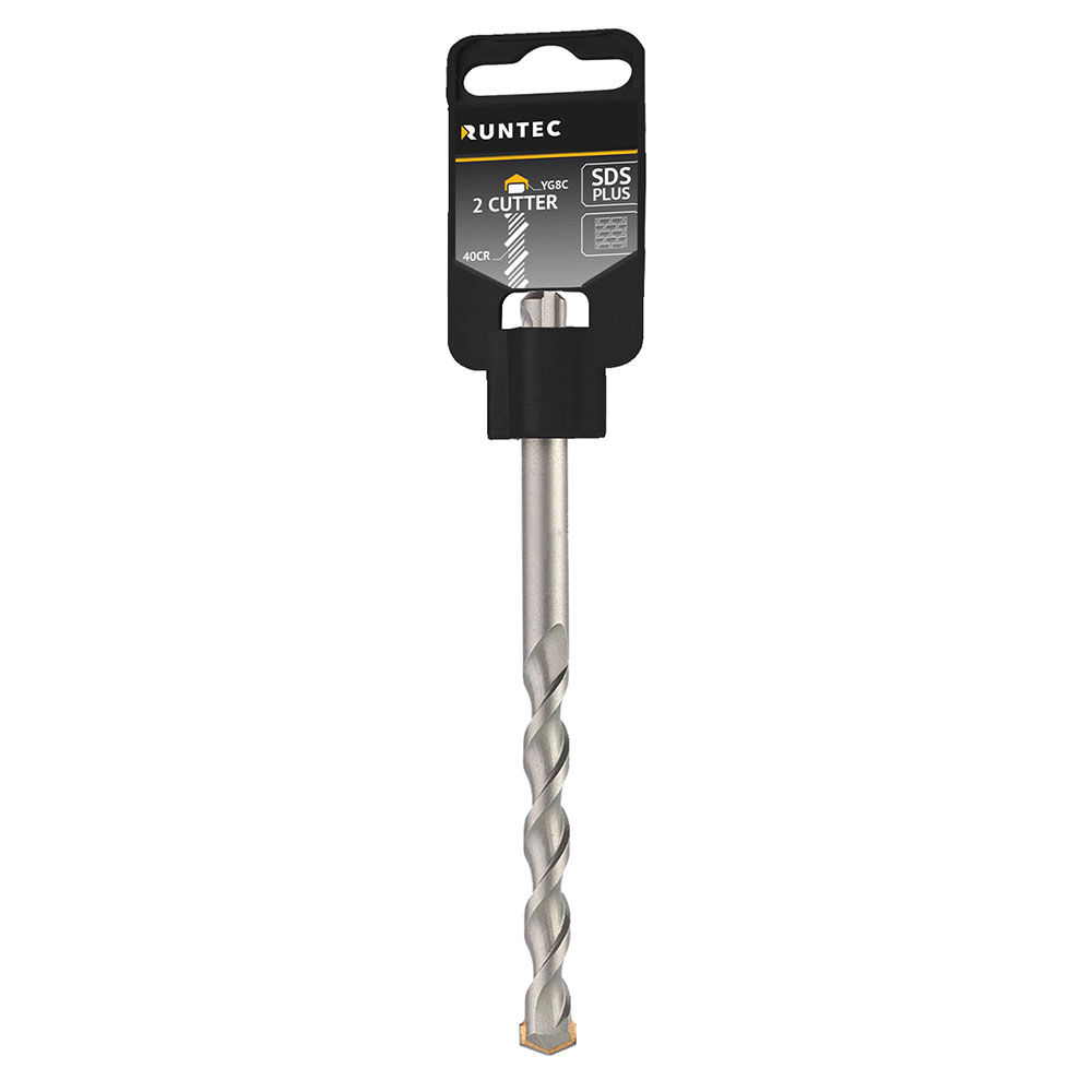 Бур по бетону SDS-Plus Runtec 2 Cutter 10x41x110, RUNTEC, RT-RD2X10110