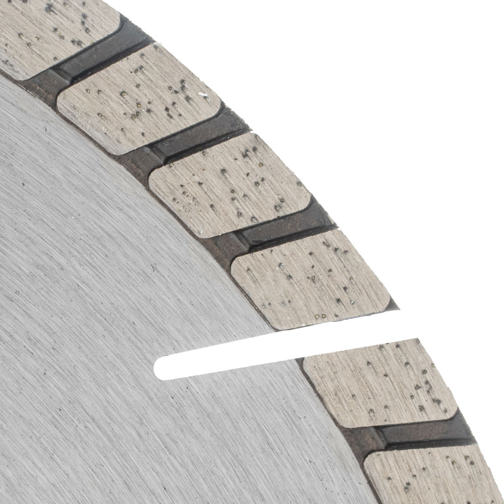 Диск алмазный, 230 х 22.2 мм, турбо-сегментный, сухая резка Gross (73026)