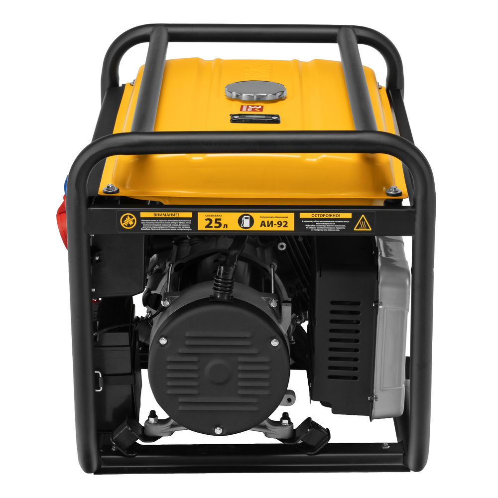Генератор бензиновый PS 90 ED-3, 9.0 кВт, переключение режима 230 В/400 В, 25 л, электростартер Denzel (946944)