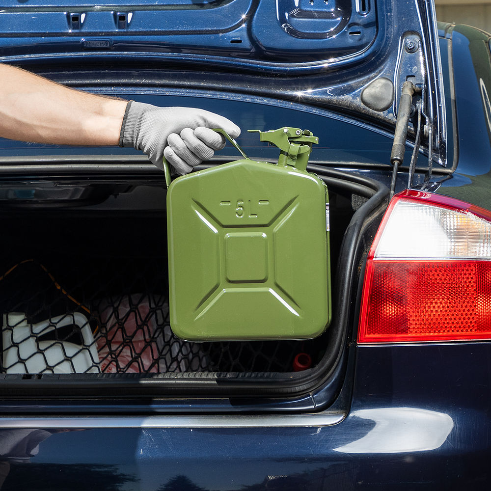 Канистра для ГСМ, металлическая, 5 литров Stels (53143)