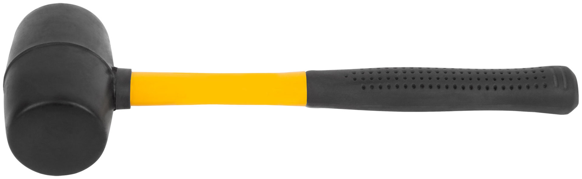 Киянка резиновая, фиберглассовая ручка 60 мм ( 450 гр )