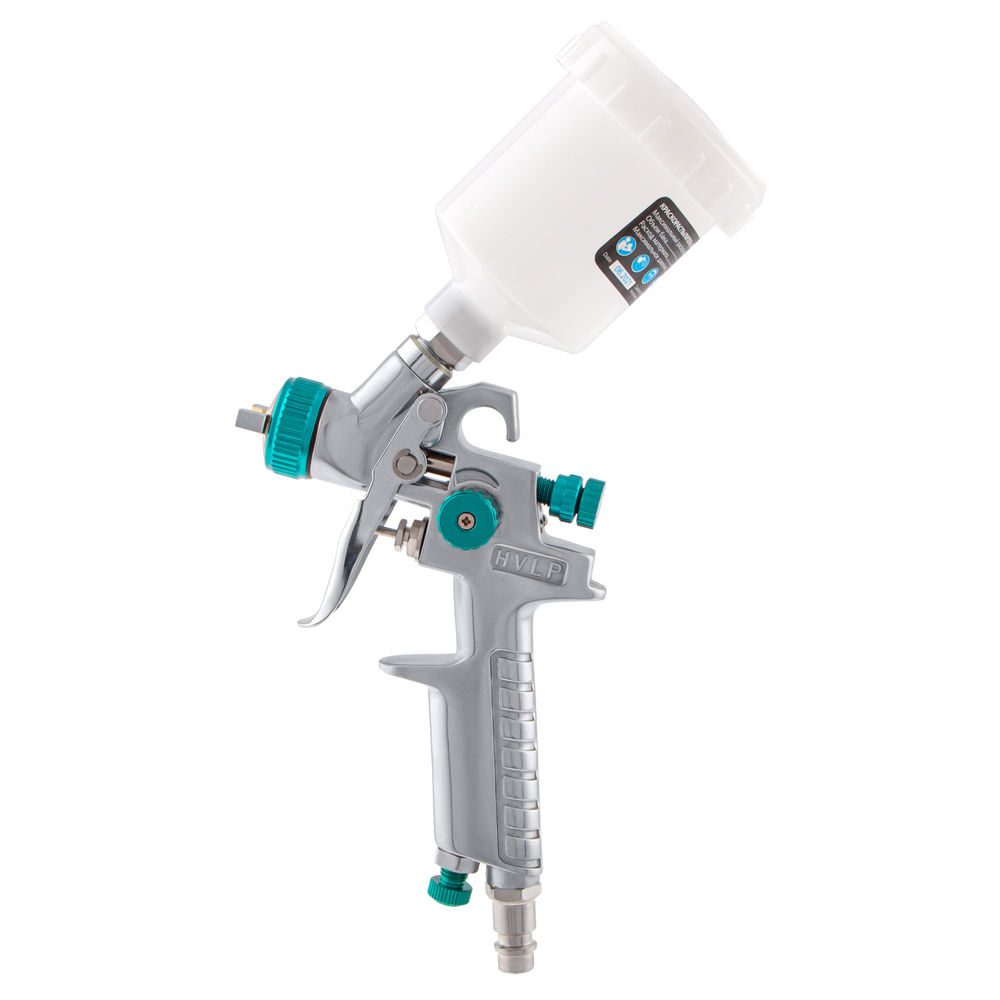 Краскораспылитель AG 810 HVLP, гравитационный, сопло 0.8 мм и 1 мм Stels (57361)