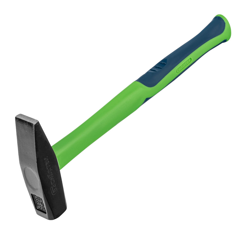 Молоток слесарный, 400 г, фибергласовая обрезиненная рукоятка Сибртех (10321)