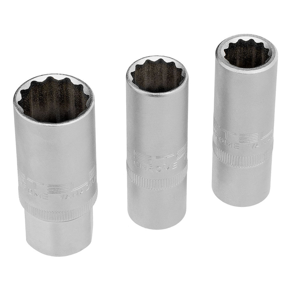 Набор инструментов 1/2, 1/4, CrV, 12 гранные головки, пластиковый кейс, 109 предмета Stels