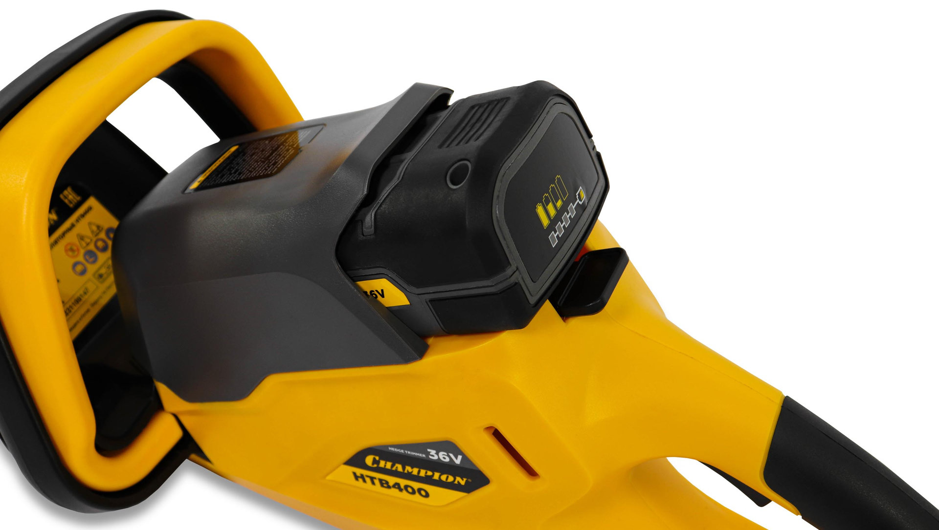 Ножницы аккумуляторные CHAMPION HTB400 (36В4Ач Li-ion550мм3,1кг60мин28мм2800ход/мин безАКБиЗУ) (HTB400)