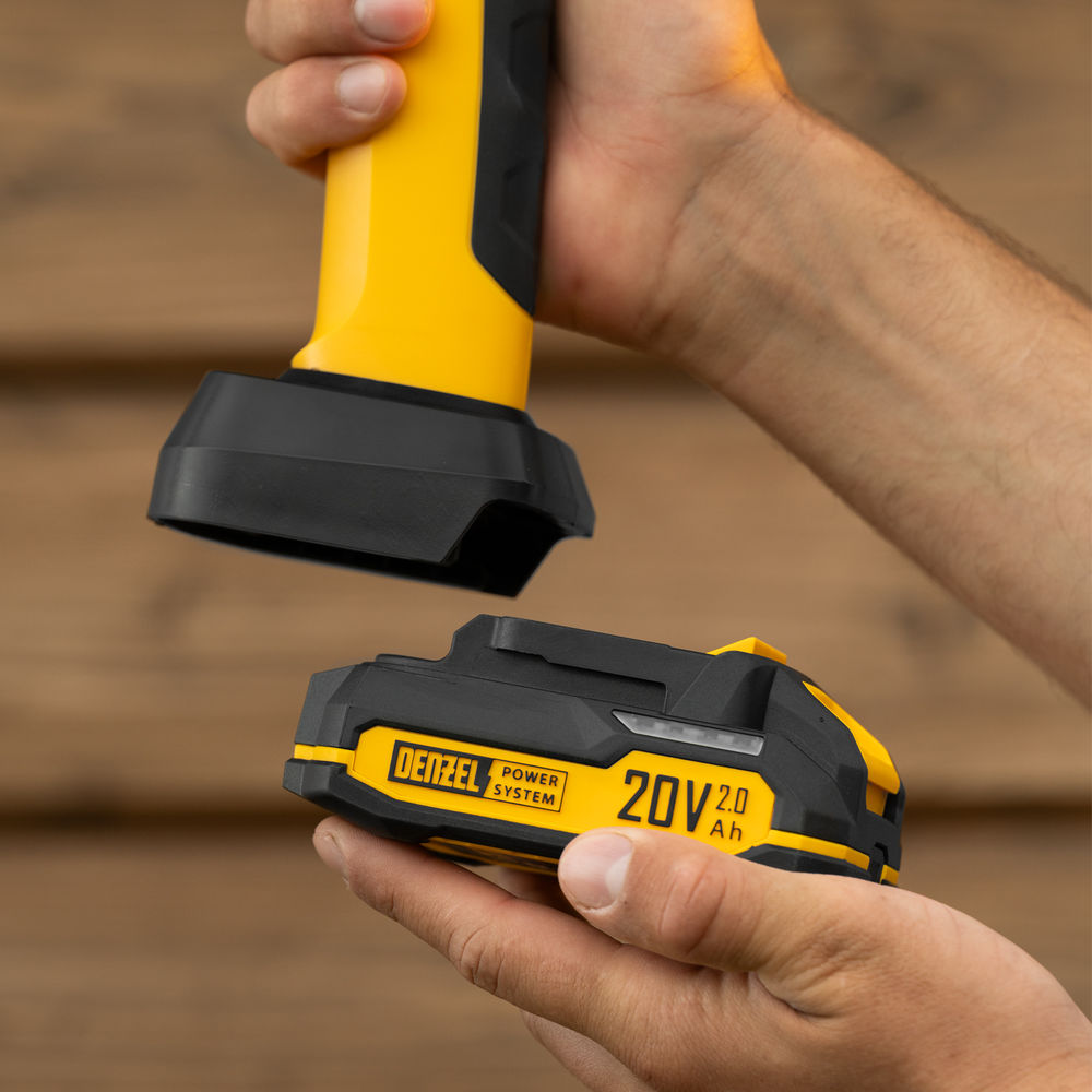 Ножницы-кусторез аккумуляторные GS-20, Li-Ion, 20 В Denzel (59432)