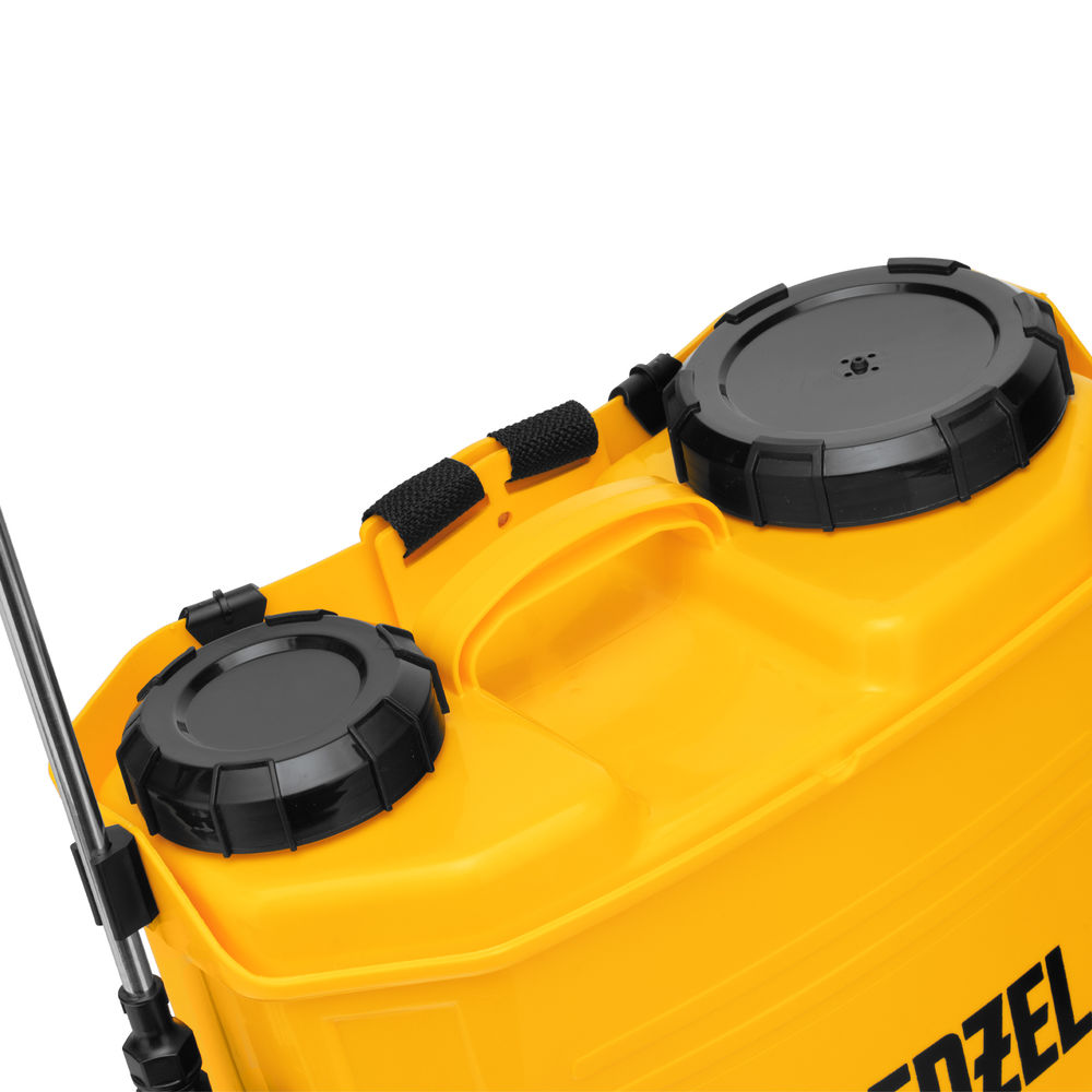 Опрыскиватель ранцевый аккумуляторный D-16LA, 16 л, 12 В, 8 Ач Denzel (64789)