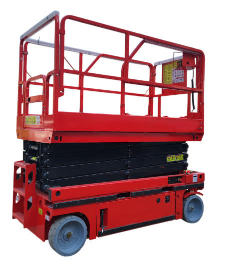 Подъемник ножничный самоходный 320 кг 10/12 м TOR AMSL1012 DC аккумуляторный (G) (1050447)